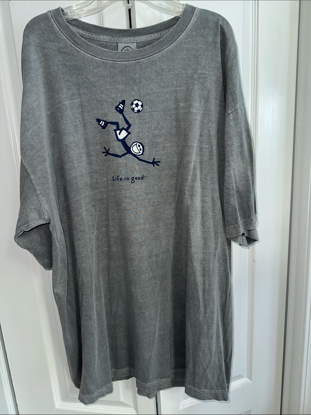 Vintage “Life is Good” soccer t-shirt (XL)
